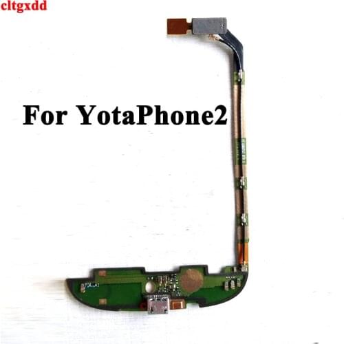 1pcs USB Charging Jack Plug Socket Connector Charge Dock Port FPC Flex Cable With Microphone For YotaPhone2 Yota Phone 2