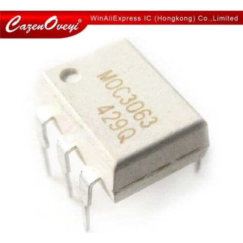 10pcs/lot MOC3063 3063 DIP-6 In Stock