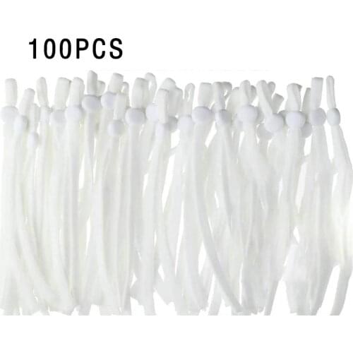 5MM 100pcs White Black Elastic Bands Elastic Rope For Masks Garment Elastic Tape For DIY Sewing Accessories