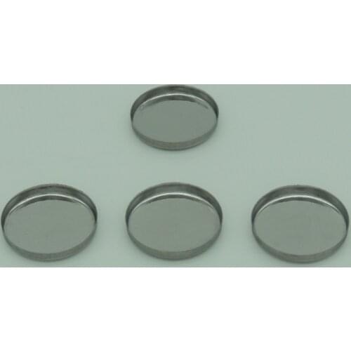 100Pcs/Lot 26mm Round Magnetic Stainless Iron Pressed Pan for Eyeshadow, Makeup Magnetic Pan
