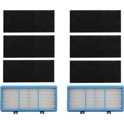 2+6 Pack Air Filters for Holmes AER1 HEPA Type Total Air Filter Replacement Filters for HAPF30AT and HAP242-NUC