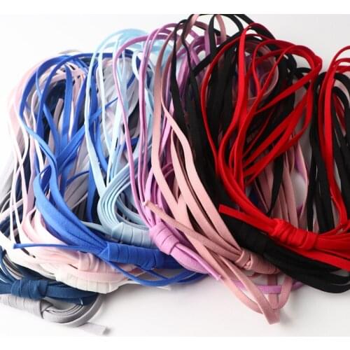 20/50/100m 5mm Elastic Band Color High Elasticity Mask Clothes Waistline Nylon Mask Rope Belt Sewing Accessories Elastic Ribbon