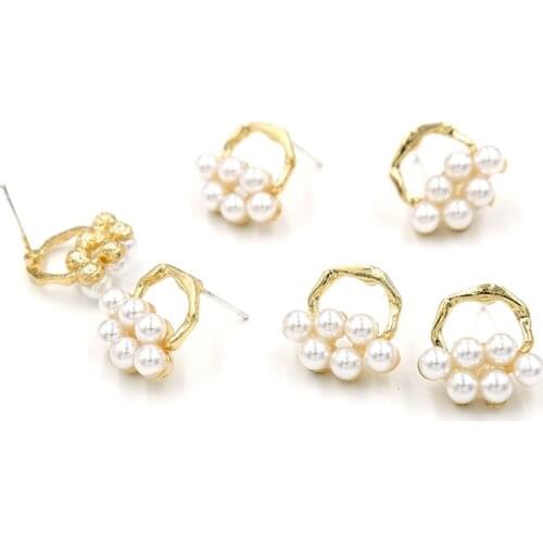 2021 Street Style color Irregular geometry Stud Earrings pin For Women Cute Statement Earring Korean Jewelry accessories