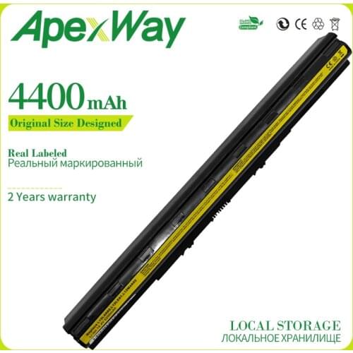 ApexWay 4400mAh 8CELLS l12m4e01 New battery for lenovo g505s z50-70 g50-45 g500s ideapad z710 L12L4A02 L12M4A02 L12M4E01L12S4A02