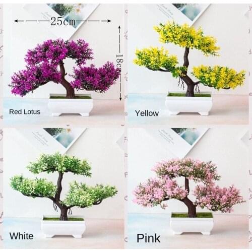 One piece artificial garden Mini bonsai plant wedding site decoration birthday party celebration ceremony home garden decoration