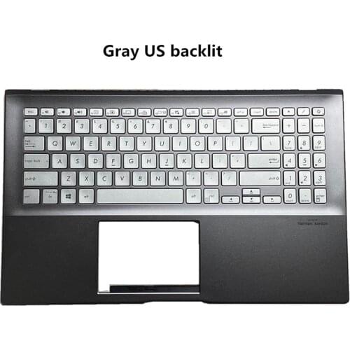 Laptop/Notebook US Backlight Keyboard Case/Cover/Shell for Asus vivobook 15s 15X X531 X531F X531FA S5500 S5500F Silver/Gray/Gold