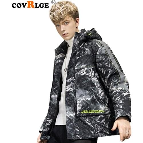 Мужские пуховики с капюшоном Covrlge China At AliExpress