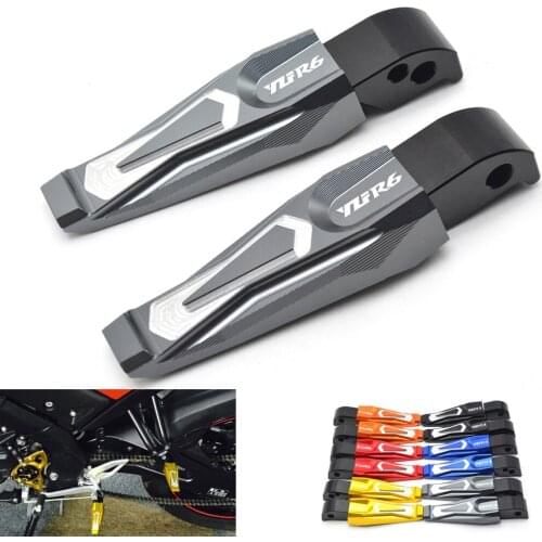 For YAMAHA YZF R6 YZF-R6 all year CNC Motorcycle Accessories foot pegs Rear Passenger Footrests