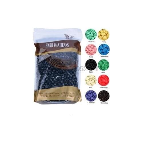 By dhl or ems 100bags 100g Hard Wax Beans Flavor Paper Depilatory Wax Waxing Pellet Body Beauty Arm pit Leg Hair Epilation