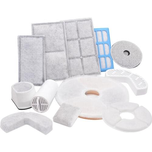 Pet Fountain Filter Activated Carbon Filter Drink Dish Filter Cat Dog Kitten Pet Bowl Mat for Automatic water drinking fountain