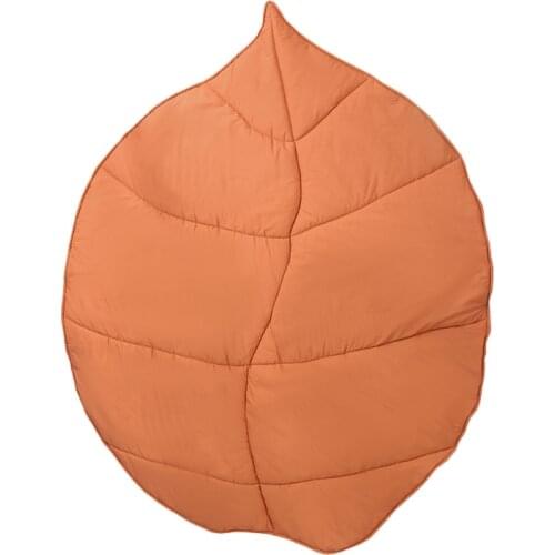 Newborn Baby Cotton Crawling Carpet Blanket Leaves Shape Crawling Play Mat Rug P31B