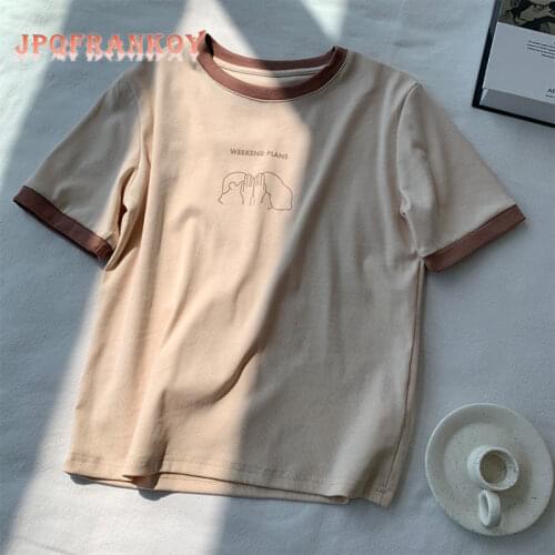 Женские летние футболки JPQFrankoy China At AliExpress