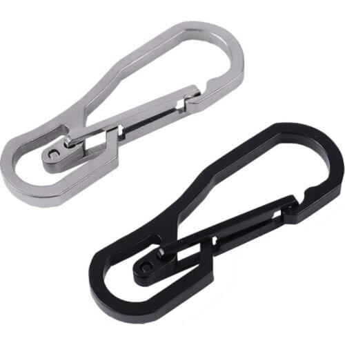 Camping Multi-function key Chain Carabiner Climbing Carabiner Stainless Steel Climbing Hook Tactics Carbine Equipment Tools
