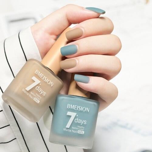 Manicure Nail Art Tearable Quick Dry Normal Without Lamp Nail Polish Glitter Sequins Uv Varnish Matte Watercolor Drops Nails