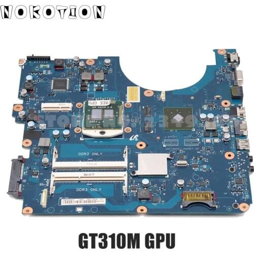 NOKOTION BA92-06502A Main Board For Samsung R780 R730 Laptop Motherboard HM55 DDR3 GT310M Video Card
