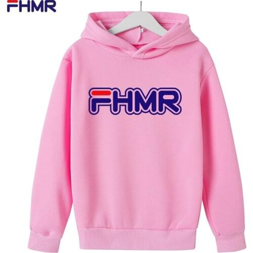 Fashion FHMR top Boys Cool kid Hip Hop Hoodies Japanese Casual Sweatshirts Streetwear Loose Pullover Harajuku clothes autumn