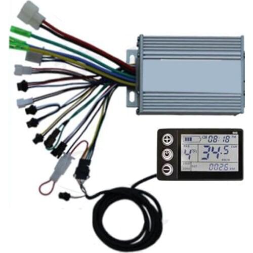 800W/1000W 24V-60V Electric Bicycle Controller Kits with LCD Display for Brushless Motor