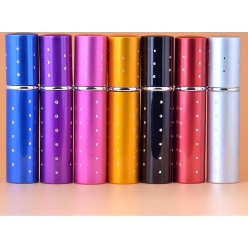 Wholesale 10ml Empty Portable Mini Spray Perfume Bottle 7 Colors Optional Perfume Bottles