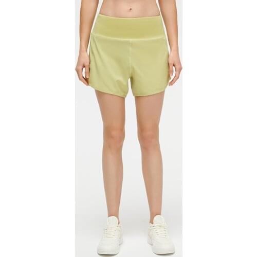 Leisure Zipper Pocket Yoga Shorts Breathable Running Fitness Sports Shorts Women Pantalones Gym Workout High Waist YOGA Joggers