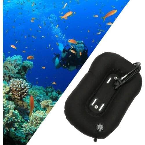 Heavy Duty Scuba Diving Donut Wing 38lb/13.3kg w/ Single Tube Snorkeling BCD Buoyancy Compensator Safety Device for Tech Diving