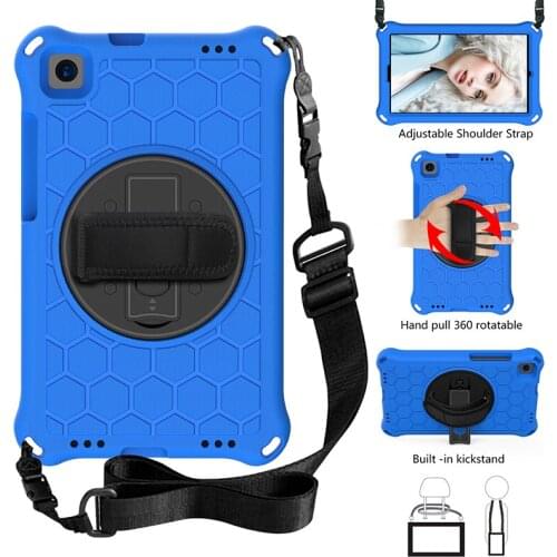 360 Rotation Hand Strap Case For Huawei MediaPad M3 Lite 8.0 CPN-W09 AL00 / M5 8.4 SHT-AL09/W09 Cover Kids Tablets Funda #S
