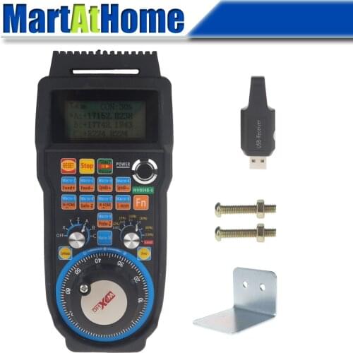 XHC WHB04B-6 CNC 6 Axis Wireless Mach3 MPG Pendant Handwheel Controller for CNC Machine lathe #SM732 @SD
