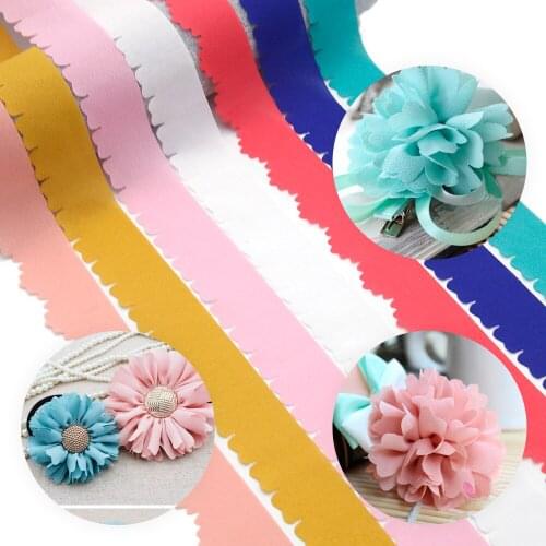 10pcs 3x95cm Plain Chiffon Ribbon for Wedding Invitation Bouquets Handmade Party Gift Wrapping DIY Flower Making,10Yc10950