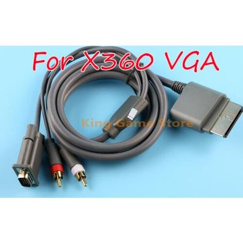1pc For Xbox360 1.8 m HD VGA AV Cable With Optical Output For Xbox 360 Game Console HD VGA Audio/Video Cable