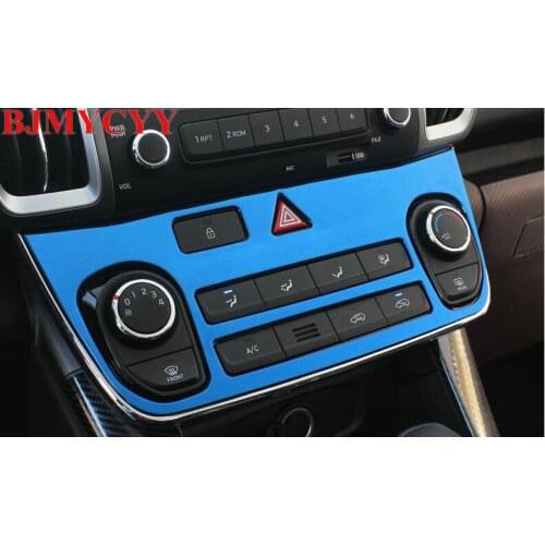 BJMYCYY Stainless steel decoration sequins car central control panel for Hyundai ix35 2018