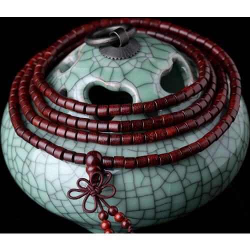 Natural Redwood bracelet wooden bead bracelet 4 mm multi-layer charm fine precious sandalwood wooden bracelet