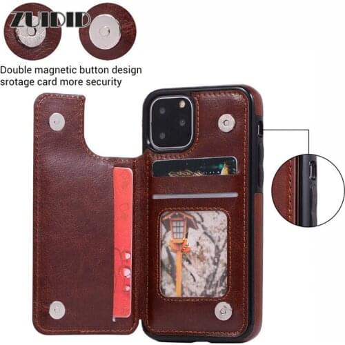 [Wallet Case] For iPhone 12 Pro Max iPhone 11 Pro Max iPhone X XS PU Leather Photo Holder Cover