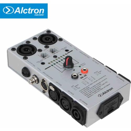 Alctron DB-4C multi audio cable tester TRS XLR RCA audio network cable detector tester test for stage recording studio