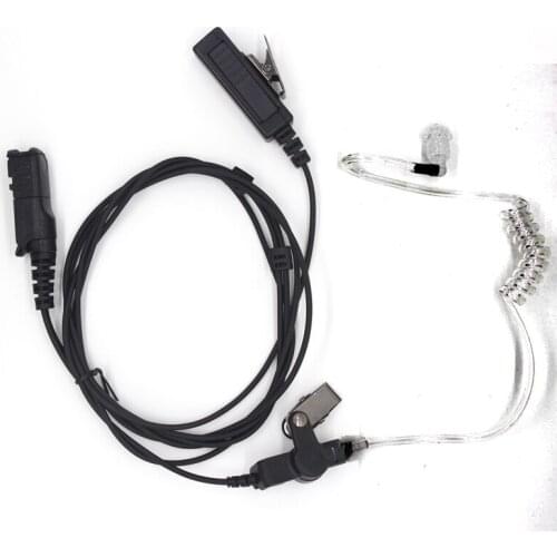 FBI Earpiece Earphone Headset Microphone PTT Earbuds Headphone For Motorola XiRP6600 Walkie Talkie Headset Earphone Dropshipping