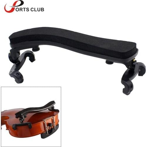 Hot Sale Adjustable Universal Type Violin Shoulder Rest Plastic EVA Padded for 3/4 & 4/4 Fiddle Violin