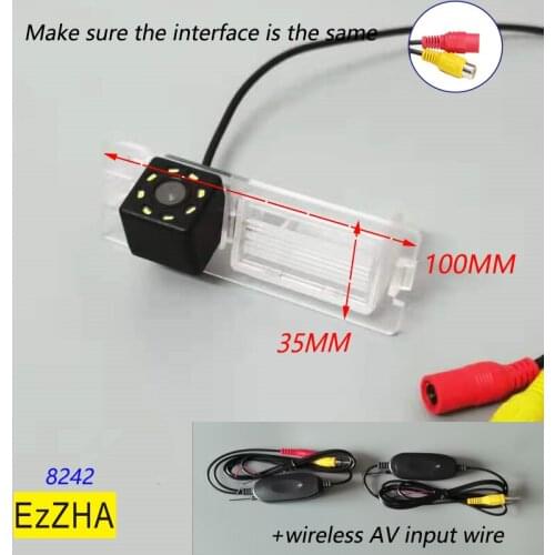 HD Dynamic Trajectory Tracks Car Rear View Camera For Fiat Bravo Brava Ritmo Punto EVO Linea Grand Siena Croma 500L 4 led Night