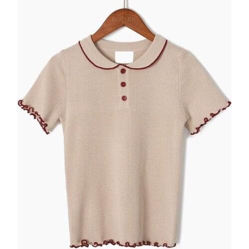 Женские трикотажные футболки Himifashion China At AliExpress