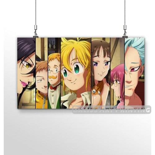 Canvas Anime Seven Deadly Sins Pictures Home Decoration Paintings Poster HD Prints Wall Art Modular Living Room Framed