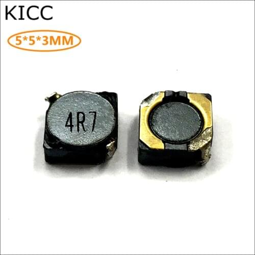 4D28 4.7UH 4R7M 4R7 inductor 5*5*3 Chip Power Shielding inductance 10Pcs