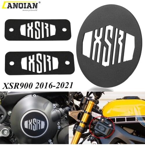 Motorcycle Powder Coated Stainless Clutch Cover Top Fuse Box Tops Plates For YAMAHA XSR900 XSR 900 2016 2017 2018 2019 2020 2021