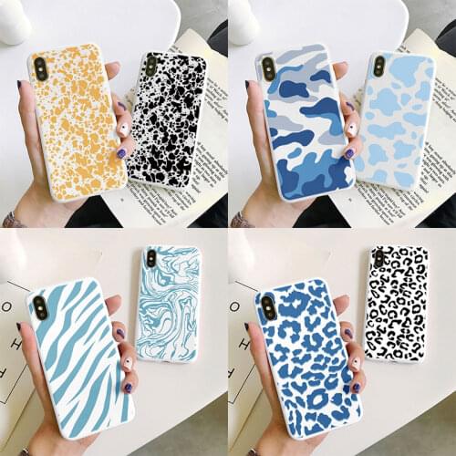 Leopard Case For Samsung Galaxy S9 S10 S20 FE S21 Ultra Plus A10 A12 A20 A30 A20E A21S A31 A32 A40 A50 A51 A52 A70 A71 TPU Cover
