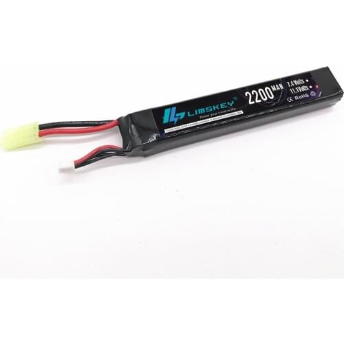 Limskey 11.1V 2200mAh 30C Max 60C 3S Mini Airsoft gun RC Model Helicopter Quadcopter RC LiPo Battery Airsoft Gun Battery