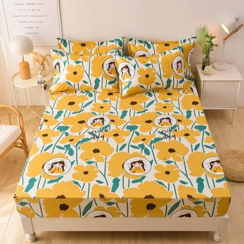 UPzo-cartoon Series 1pcs Single Bed Sheet Set of Soft Sheets for Bed Polyester Thickening and Sanding Sheet Sets Queen Size Home