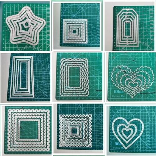 Square Cutting Dies New2019 stamps and dies for card making Stencils For DIY Scrapbook paper craft knife mould blade punch dies