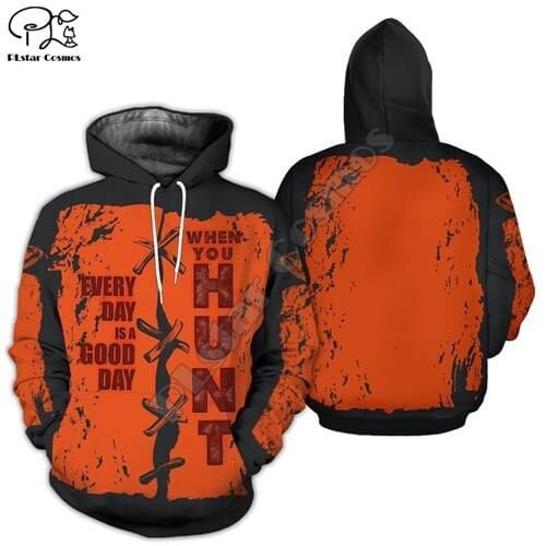 PLstar Cosmos Animal Deer Bow Hunting Hunter Pullover Harajuku NewFashion 3DPrint Zipper/Hoodies/Sweatshirt/Jacket/Men/Women s-9