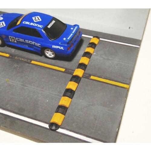 1/64 car model car scene props accessories model car plastic speed bump