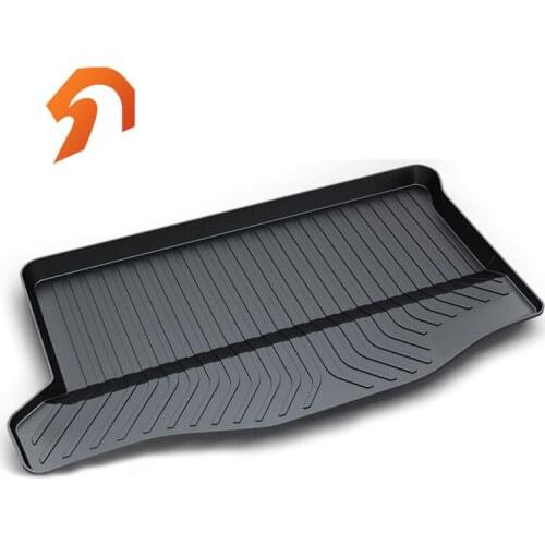 Rubber Rear Trunk Cover Cargo Liner Trunk Tray Floor Mats For Honda Honda FIT left-hand drive 2015-2018 Carpet Liner Mats