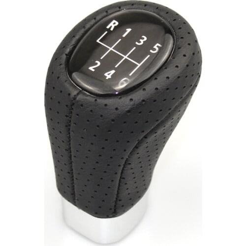 5 6 Speed Real Leather Gear Stick Shift Knob For BMW 1 3 5 Series E36 E39 E46 E53 E60 E61 E63 E83 E84 E87 E90 E91 E92 E84 E38