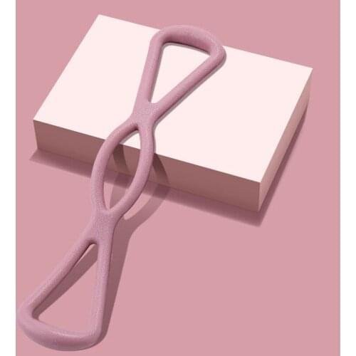 Fashion New Figure 8 Rally Yoga Belt Portable Fitness Open Shoulder Back Stretching Chest Expander