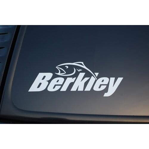For Berkley Fish Fishing Vinyl Sticker Decal (V200) Rods And Reels Boat Choose Size! Car Styling