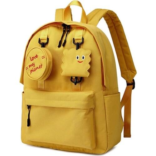Waterproof Polyester Kids Backpack Girls For Middle School Students Travel Shoulder Backpacks Children Schoolbags Women Bag
